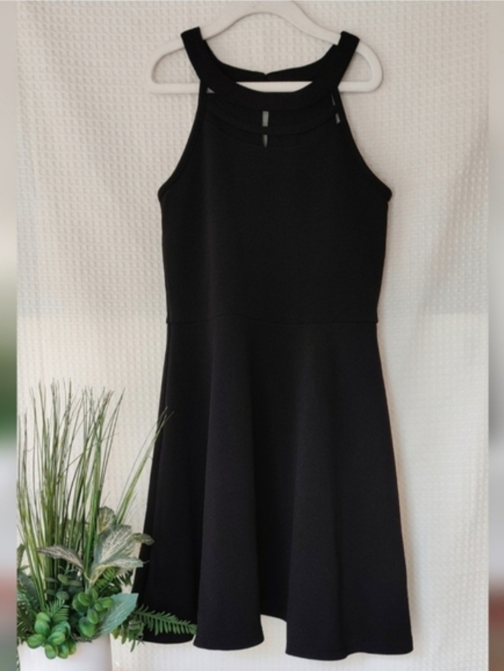 The Children's Place  Girls Black  Special Occasion Dress Size Large 10/12